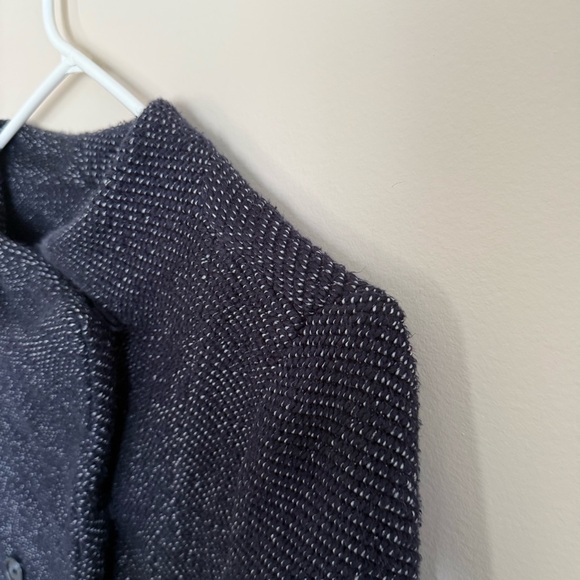 Navy Blue Pebbled Women’s LOFT Small Petite NWOT Peacot Heavyweight Winterwear - Picture 7 of 10